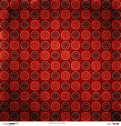 Scrappin\' Stuff - Wrestling Mat Check Red Paper